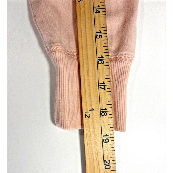 Eileen Fisher Pink Tencel Organic Cotton Boxy Hoodie Pullover Size XS Cozy Top - Picture 6 of 8